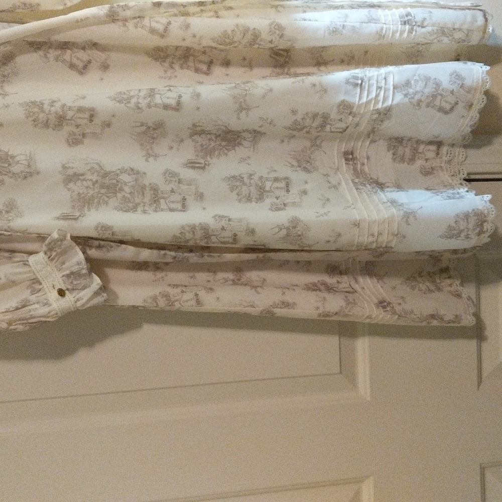 Vintage style cottagecore printed dress - Picture 4 of 4